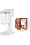 1L Electric Ice Cream Maker - 18W High Efficiency Soft Serve & Frozen Yogurt Machine (White)