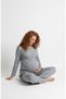 Pajama Set with Breastfeeding Feature, Specifically Designed for Pregnant and Postpartum Women, Effort. - 2