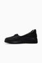 Women's genuine leather casual shoes 25y d25ya-810 z black - 2
