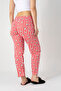 3-Piece Cotton Thin Breathable Fabric Ribbon Waist Detail Solid Pocketless Women's Pajama Bottoms - 3