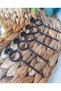 30 Pcs Black Single Stone Ring Cupcake Toothpick-Engagement Cake Promise Table Decoration Supplies-Black - 3