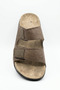 Men's Double-Strapped Slippers with Velcro, Faux Leather, Comfortable Sole, Daily Use, Summer Slippers - 4