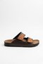 Men's Double-Strapped Daily Slippers with Velcro, Comfortable Sole, Lightweight Sole, Summer Modern Comfortable Slippers - 2