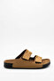 Men's Double-Strapped Daily Slippers with Velcro, Comfortable Sole, Lightweight Sole, Summer Modern Comfortable Slippers - 2