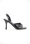 Viona Flexible Soft Non-Slip Sole (8 cm) Black Patent Leather Women's Heeled Shoes - 5