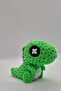 Knitted Pattern Moving Dino Keychain - 2