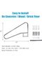 Pool Handrail for Inground Pools, 55" x 32" 304 Stainless Steel Pool Railing - 5