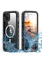 Husa Waterproof IP68 MagSafe Case pentru iPhone 15 Plus, negru