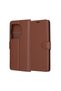 Husa Leather Folio pentru OnePlus 12R, maro - 6