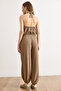 Women's Mink Textured Top and Bottom Set Tkm-19000485 - 6