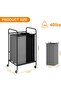 2-Section Laundry Hamper - 2