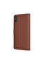 Case for iPhone XS Max, Leather Folio, shockproof, brown - 5