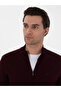 Burgundy Regular Fit Full Zip Knitwear Cardigan 50275636-Vr014 - 2