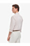 Beige Linen Blend Regular Fit Long Sleeve Shirt 50320941-Vr011 - 5