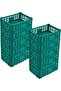 52L Heavy Duty Collapsible Plastic Storage Crate, 10pcs