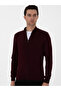 Burgundy Regular Fit Full Zip Knitwear Cardigan 50275636-Vr014 - 3