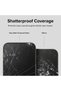 Screen protector for iPhone 16 Pro, Transparent; Shockproof, black - 5
