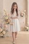Girl's Bag and Laced Capri Sleeve Dress Elb2013 - 5