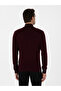 Burgundy Regular Fit Full Zip Knitwear Cardigan 50275636-Vr014 - 5