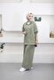 9290 - Stylish and Comfortable 2-Yarn Hooded Casual Women's Set - 2