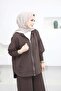 9290 - Stylish and Comfortable 2-Yarn Hooded Casual Women's Set - 3