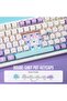 لوحة مفاتيح ألعاب ميكانيكية Ajazz AK820 Pro - 5
