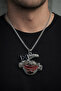 Tokyo Ghoul Kaneki Mask Necklace Silver Color 60 cm Chain Unisex Anime