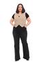 Plus Size Button Closure Pocket Flap Lined Short Cashmere Stone Color Vest