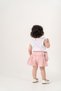 Baby Girl Floral Detailed Bag Gift Blouse Shorts Set - 8