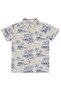 Palm Tree Patterned Set for 2-5 Years - Navy Blue - 3