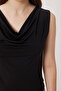 Degaje Yaka Sandy Knitted Blouse Lrn0033 Black - 5