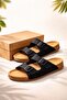 Slippers Men's Oversized Large Size Orthopedic Soft 45 46 47 48 Buckle Slippers - 4