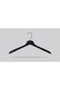Wooden (Black Nickel Hook) Clothes, Shirts, Blouses Hanger Black Color 48 Pieces - 3