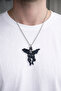 Death Note Ryuk Figure Metal Necklace Silver Color 60 cm Chain Unisex - 2