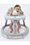 Multi-Functional Foldable Baby Walker - Flexible Wheels and Adjustable Height with High Back Cushioned Seat