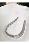 Baguette Zircon Stone Silver Color Bracelet 19 cm - 2