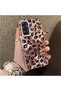 Samsung Galaxy A34 Compatible Leopard Print Shock Resistant Protective Phone Case