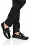 Black Patent Leather Genuine Leather Men's Casual Shoes 14907 m - 2