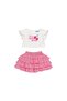 Girl's Plaid Patterned Layered Skirt Set with Crop T-Shirt Summer Combination - 3