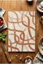 Glass Cutting Board with Non-Slip Base and Terra Pattern - 5