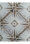 Ella Lace Table and Fiskos Coverlet White Glitter White Chenille 95X95 cm - 4
