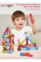 64 Piece Magnetic Ball and Rods Set, Magnetic Building Toys, Colorful DIY Building Blocks Sticks, Ki - 3