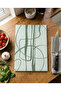 Glass Cutting Board with Non-Slip Base and Organic Stripes - 4