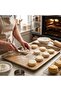 Fireproof Non-Stick Teflon Pat (Silpat) 40X60 cm – Washable, 260 ° C Heat Resistant Oven Mat & Hamu