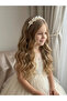 Zircon Stone Daisy Crown – Elegant Crown with Pearl Detail, Suitable for Girls & Adults - 6