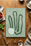 Glass Cutting Board with Non-Slip Base Abstract Design - 5
