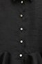 Modal Shirt Blouse with Stone Buttons and Flywheel Detail -K. Coffee - 6