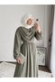 Women's Twing Flounce New Season Dress - Green - 4