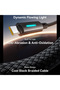 - Data Cable Lit (P10379000121-00) - for Macbook, Type-C, 100W, Dynamic LED Light, E-marker - 5