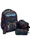 Children's Primary School Backpack Black 3-Piece Set Primary School Bag Character Patterned Set - 2